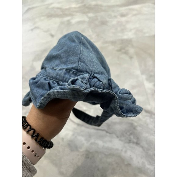 OshKosh Baby Girl Hat  Chambray Blue‎ 0-9 M Months - Picture 4 of 4